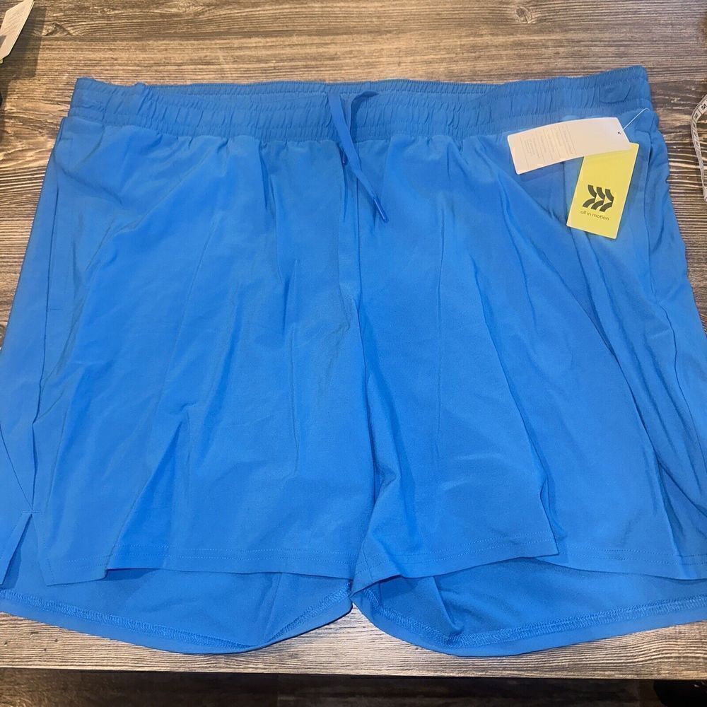 Men's Sport Shorts 8.25" - All in Motion Blue Size XXL. NWT. S